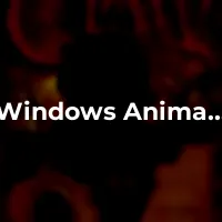 Windows Animation Package